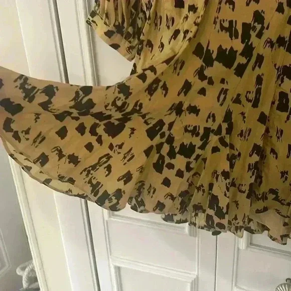 NWT Anine Bing Painterly Leo Dress in Size S (Runs Large) - Picture 10 of 11